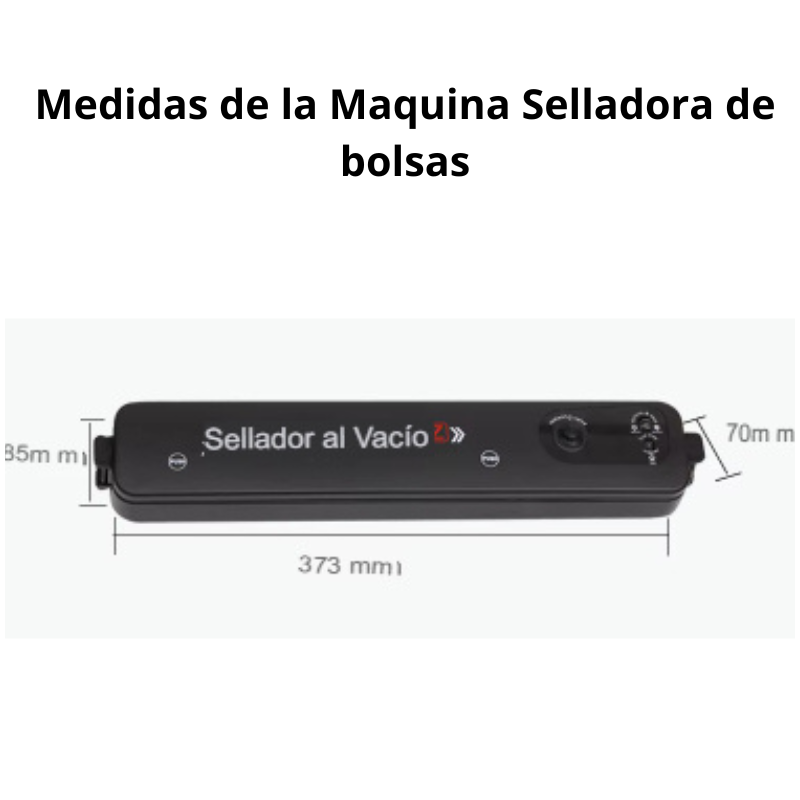Máquina selladora de bolsas al vacío PRO