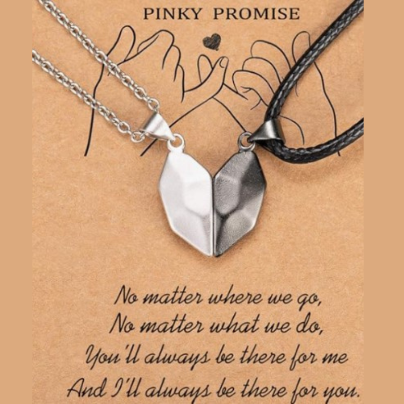 Collar de Corazón Unión Infinita (Unisex)