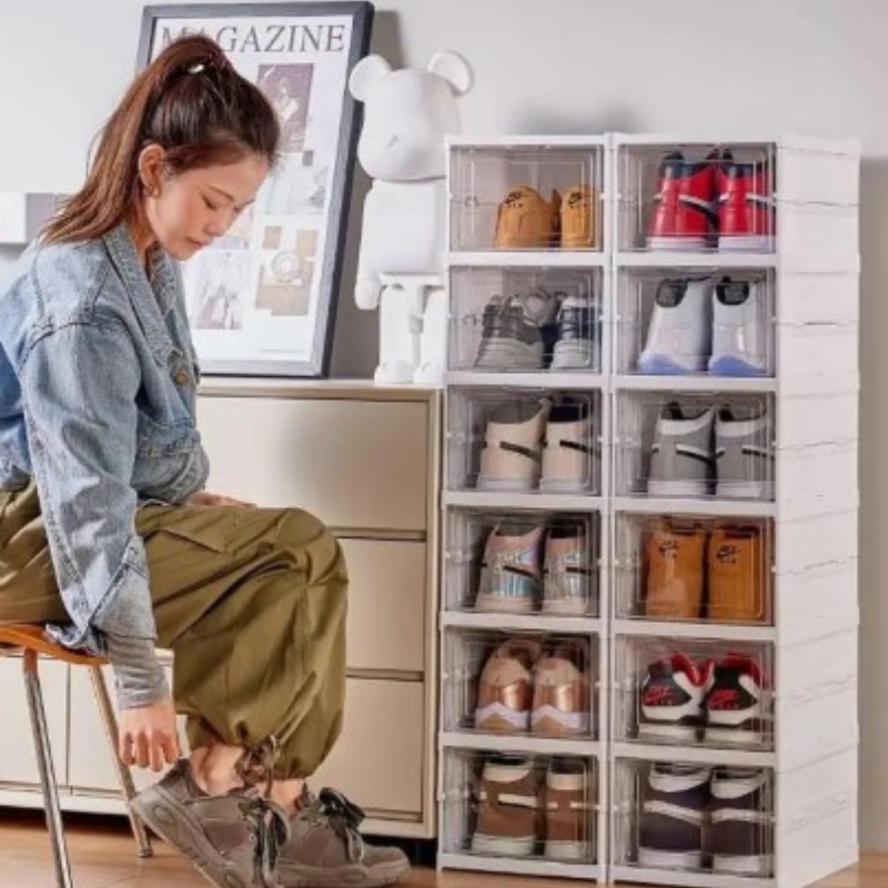 Zapatero Plegable de 6 divisiones