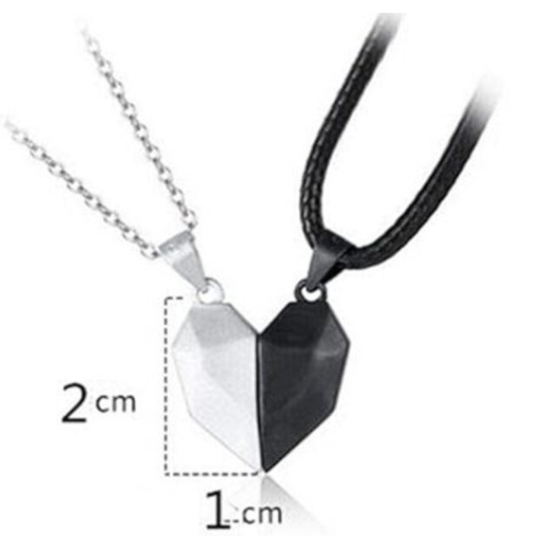 Collar de Corazón Unión Infinita (Unisex)