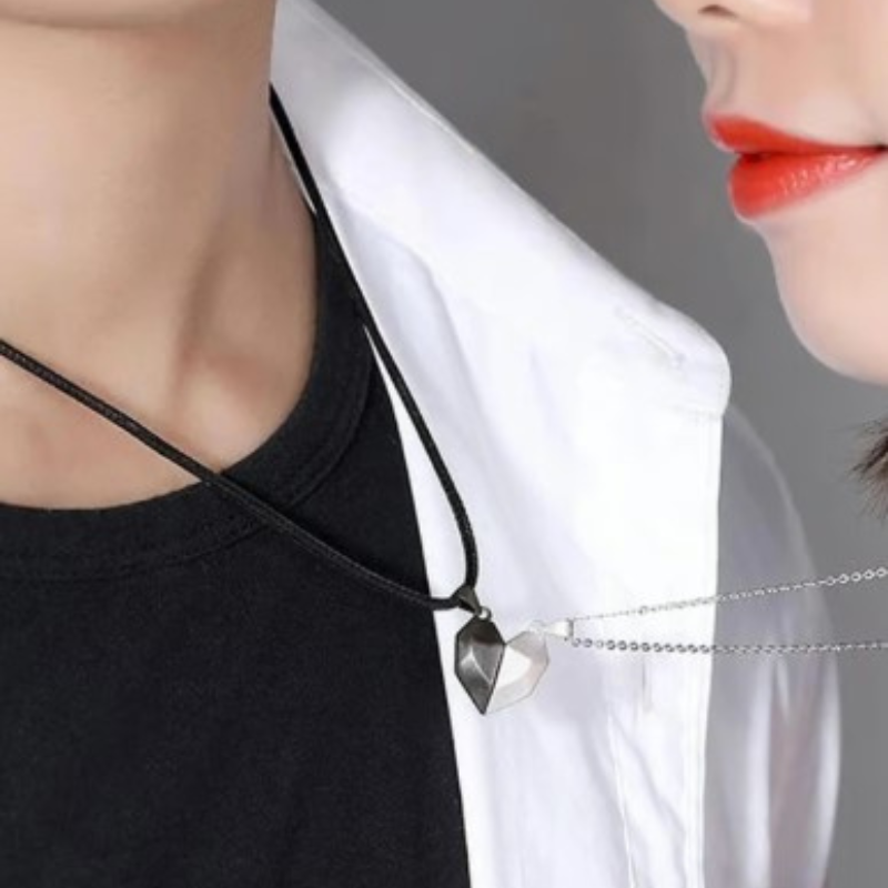 Collar de Corazón Unión Infinita (Unisex)