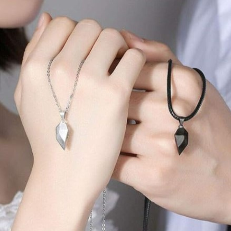 Collar de Corazón Unión Infinita (Unisex)