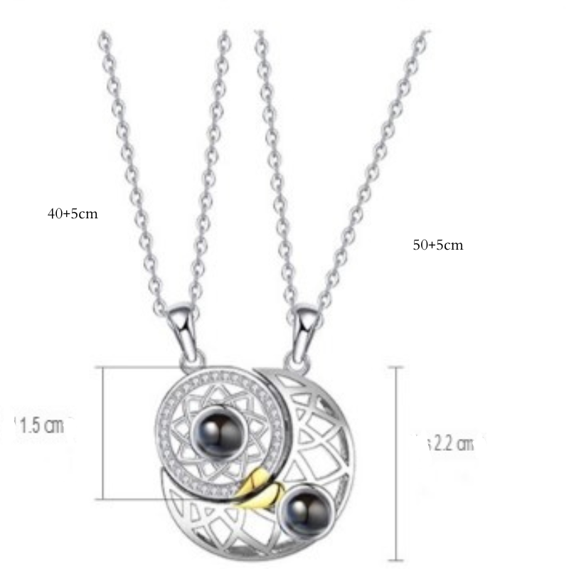 Collar Sol y Luna  (Unisex)